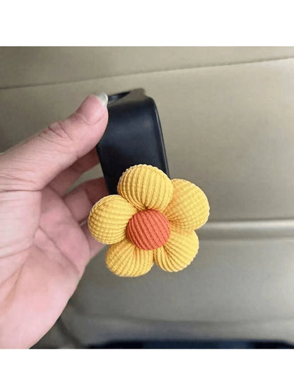 2pcs Car Small Flower Hook Multifunctional Car Seat Back Storage Hook Car Storage Decoration Supplies