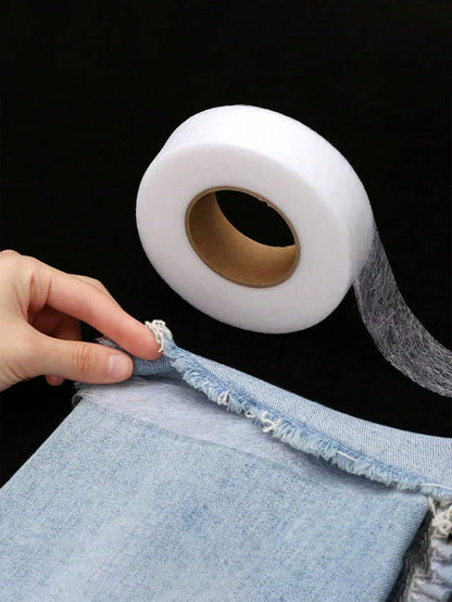 2pcs Double-Sided Iron-On Hemming Tape, Strong Adhesive Hot Melt Tape, Iron-On Fusible Tape, Suitable For Clothing Alterations, Pants, Jeans, Skirts