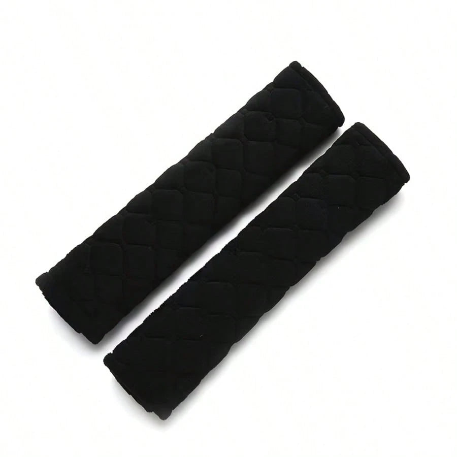 2pcs Luxury Soft Flannel Seat Belt Covers, Provide More Comprehensive Shoulder Protection, Enhance In-Car Comfort