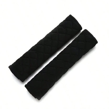 2pcs Luxury Soft Flannel Seat Belt Covers, Provide More Comprehensive Shoulder Protection, Enhance In-Car Comfort