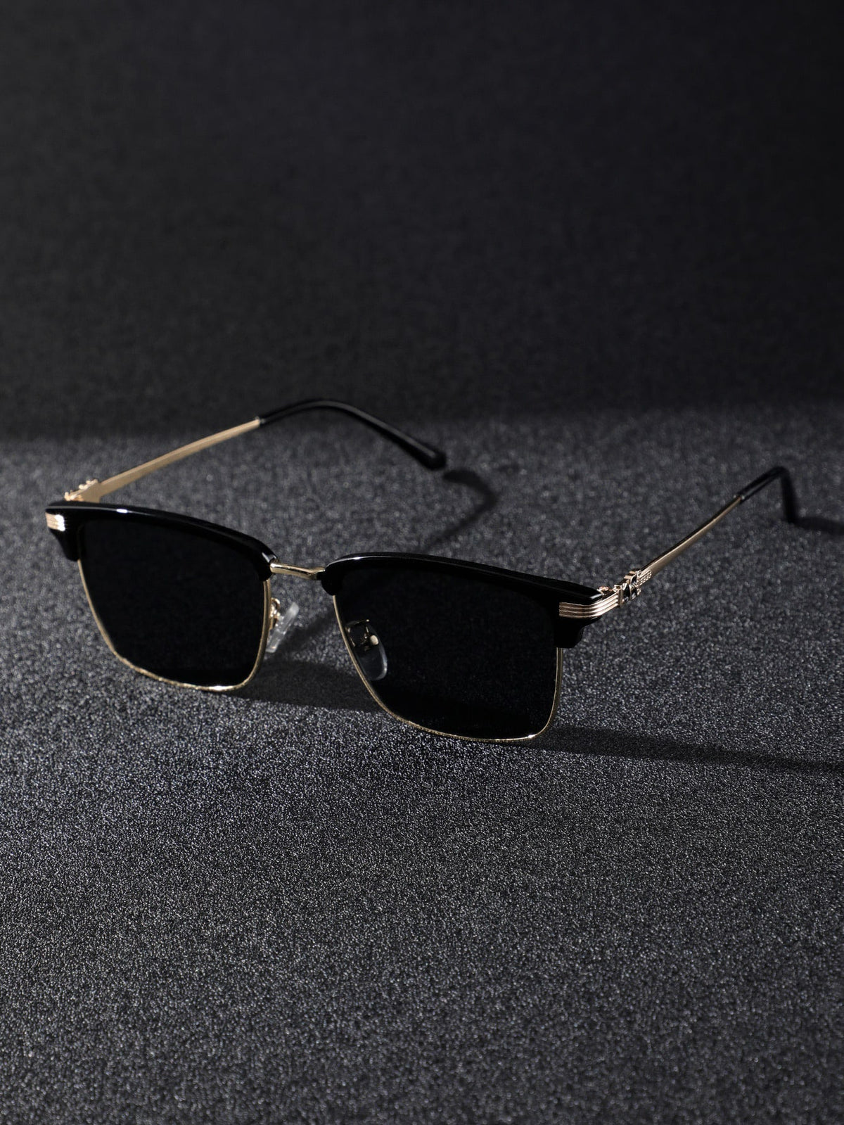 2pcs Plastic & Metal Geometric Classic Modern Minimalist Style Men's UV Protection Sunglasses, Suitable For Daily Driving, Camping, Tropical Beach Vacation, Outdoor Leisure Activities, Outings, Fashio