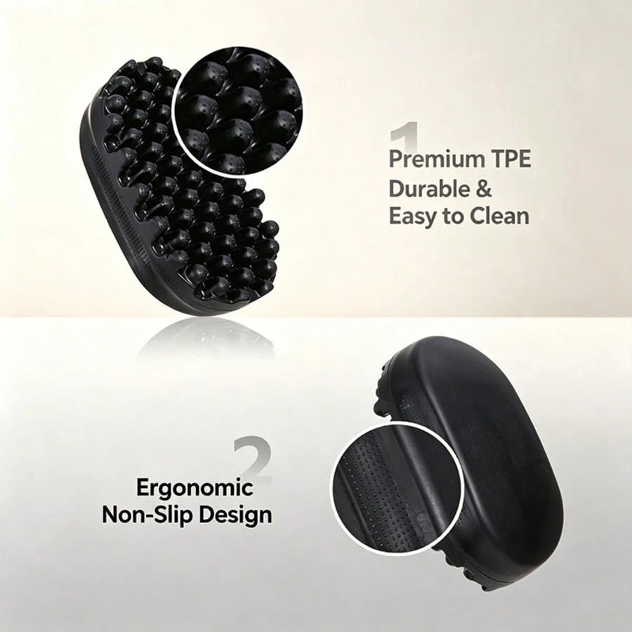 2pcs Professional Hair Comb Set, African Curly Hair Sponge Brush, Moisturizing Air Cushion Spray Comb, ABS Material, Ergonomic Handle, Dry And Wet Use, Curly Hair Dedicated Comb, Moisturizing Hair Com