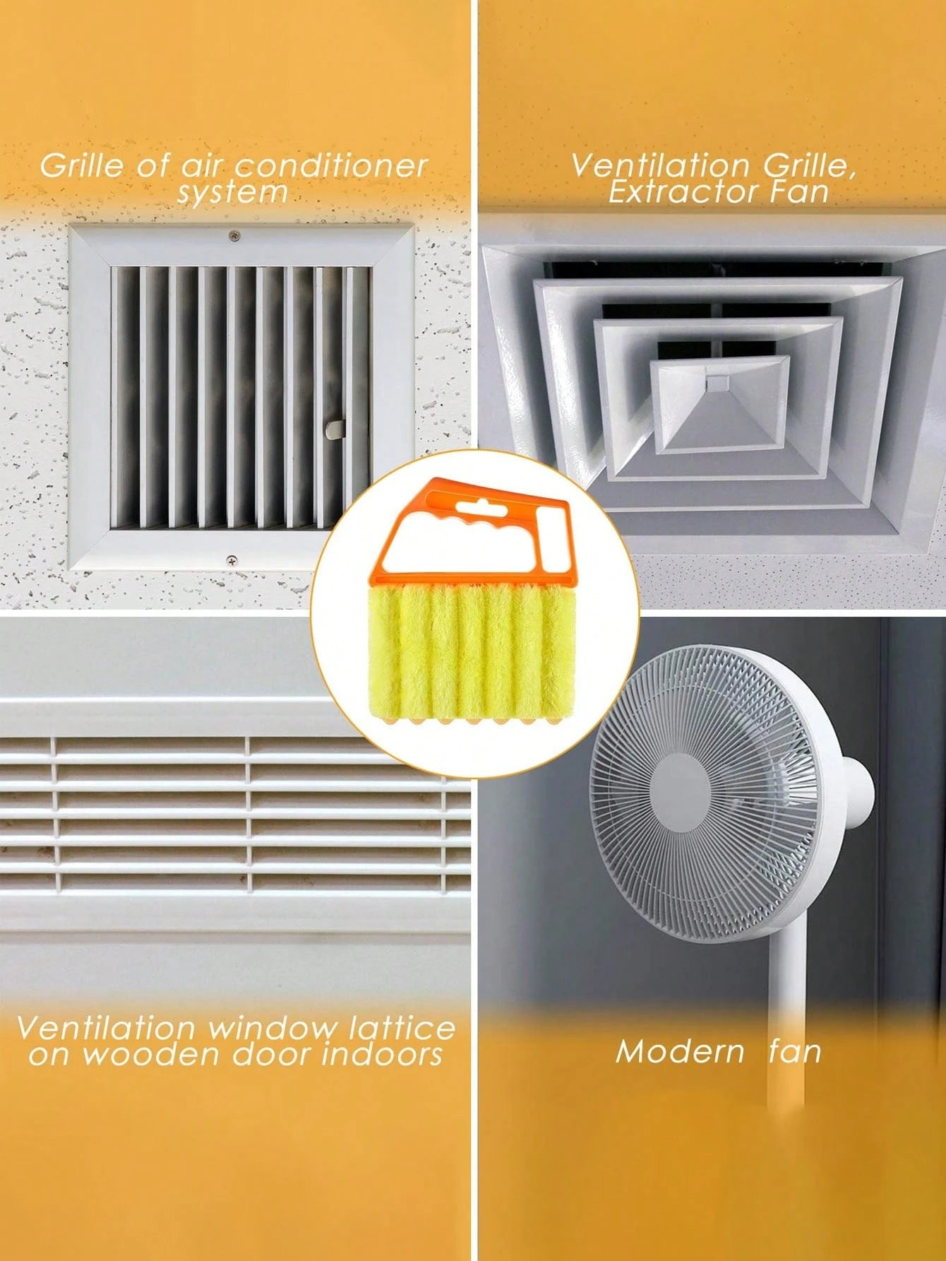 2pcs/Set Handheld Blind/Car Window Cleaner, Vent Cleaner, Curtain Duster With Removable Microfiber Cover For Convenient Cleaning, Air Conditioner, Car Vent, Fan Slot Cleaner, Home, School, Hotel, Chri