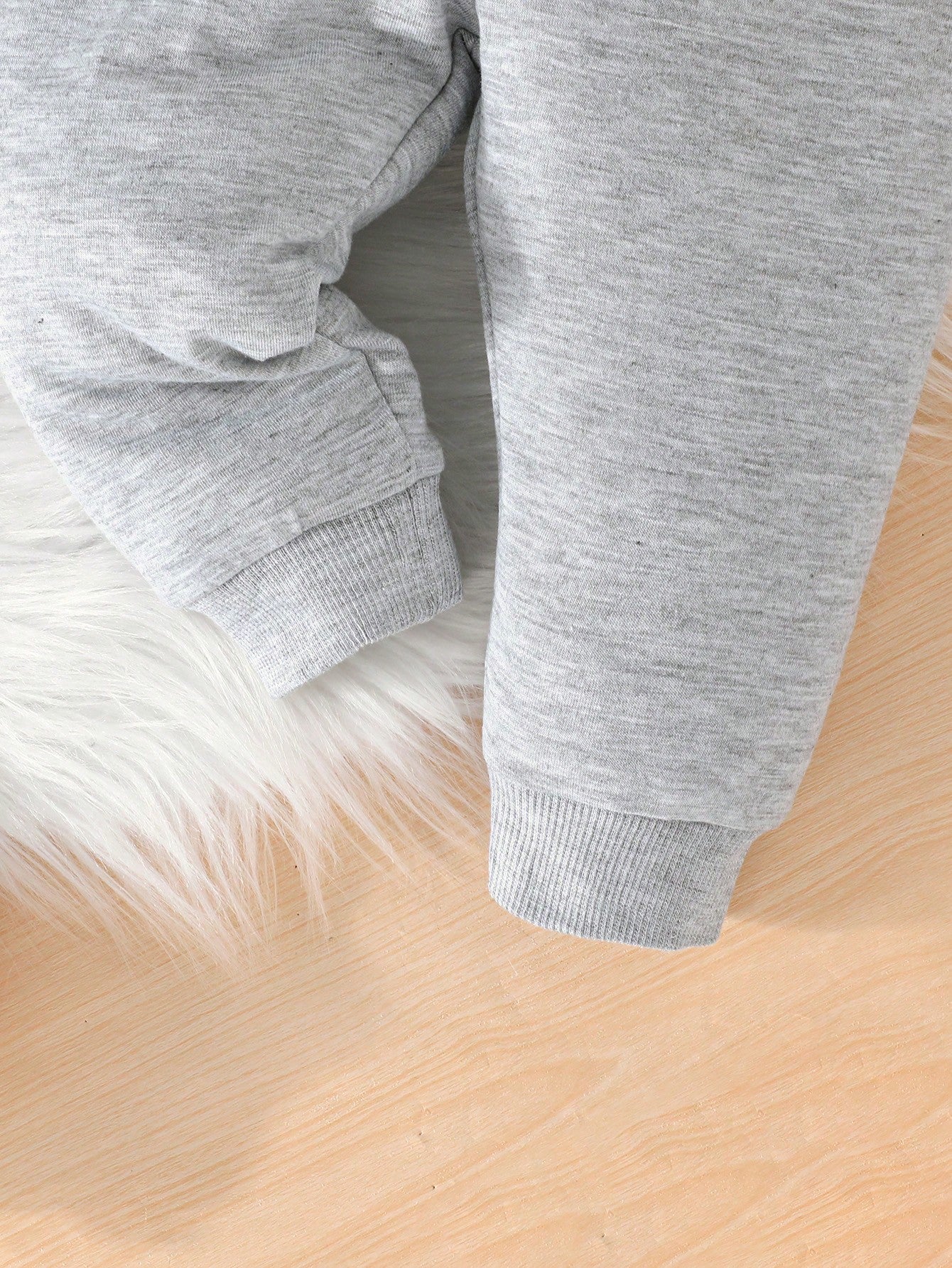 2pcs/Set Infant Toddler Fashion Casual Spring/Autumn New Valentine's Day Heart Pattern Long Sleeve Hooded Sweatshirt + Long Pants Outfit
