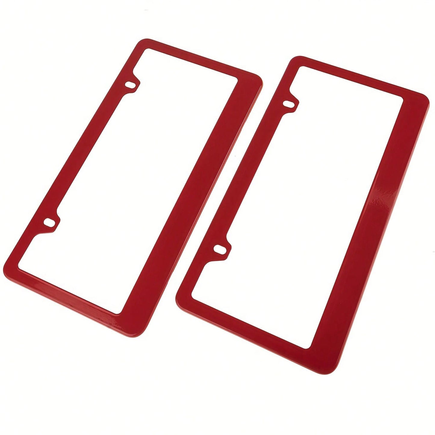 2pcs Stainless Steel Fashionable High-End License Plate Frame, Wind And Rainproof- Very Suitable For Vehicles In The United States,, Canada And Mexico, Ideal For Car Lovers And Automotive Accessory