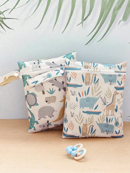 2pcs Waterproof Handheld Storage Bag, Swimming Bag, Wet And Dry Separation, Anti-Sand And Dust Beach Bag, Thanksgiving Gift, Baby Shower Gift, Home Decor Gift
