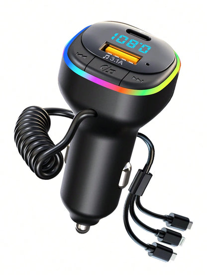 3.1A Multi-Function Car Charger & Car Audio Player