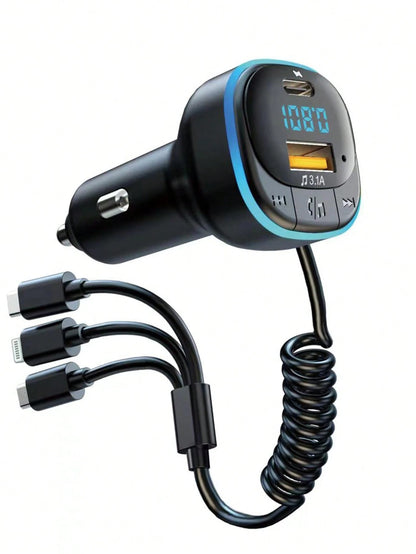 3.1A Multi-Function Car Charger & Car Audio Player