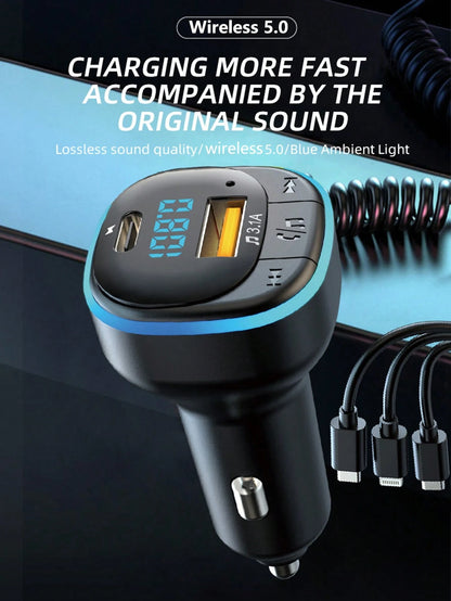 3.1A Multi-Function Car Charger & Car Audio Player