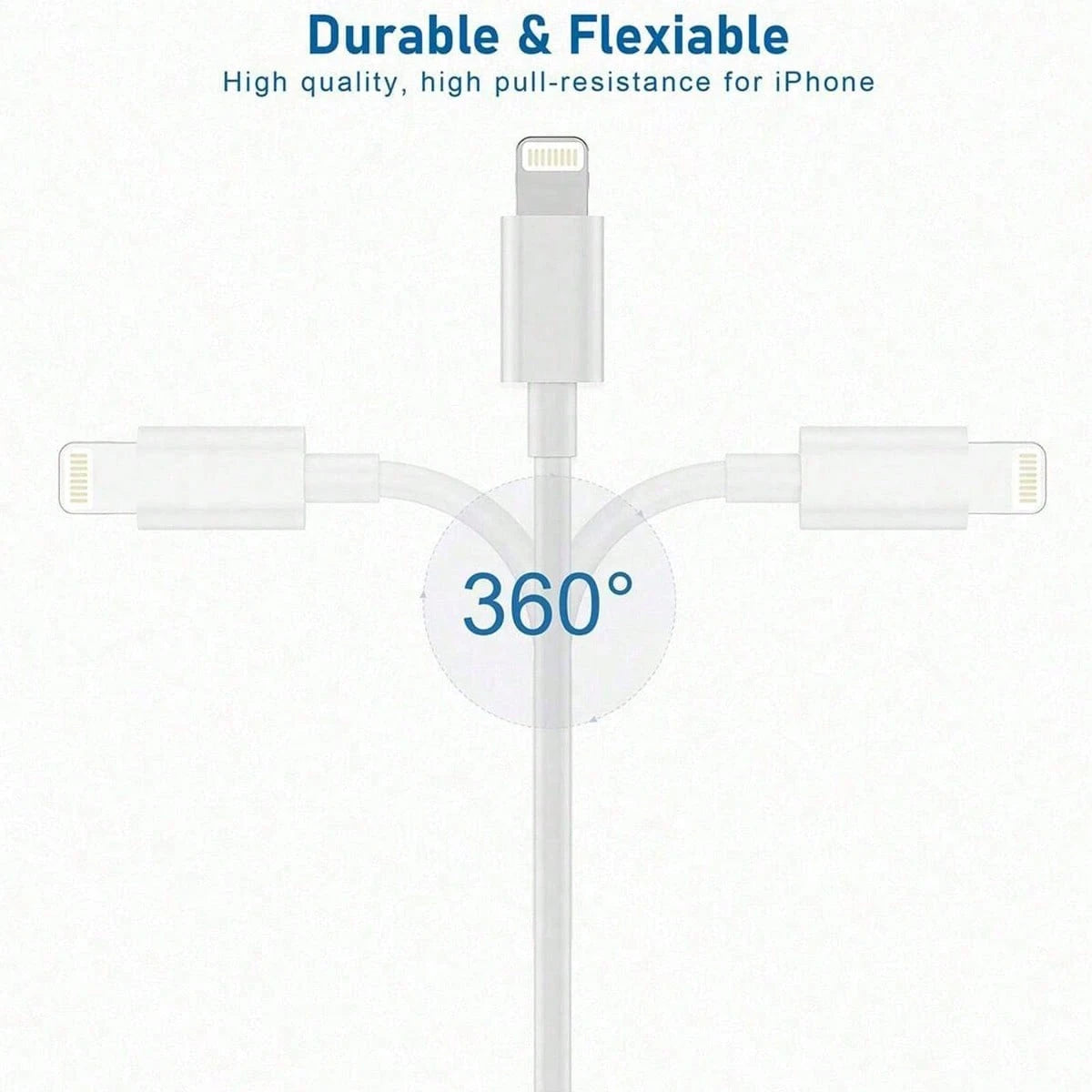 3.3FT/100cm 30W PD Fast Charging Cable, Data Transfer Compatible With IPhone 14 13 12 Pro Max Plus