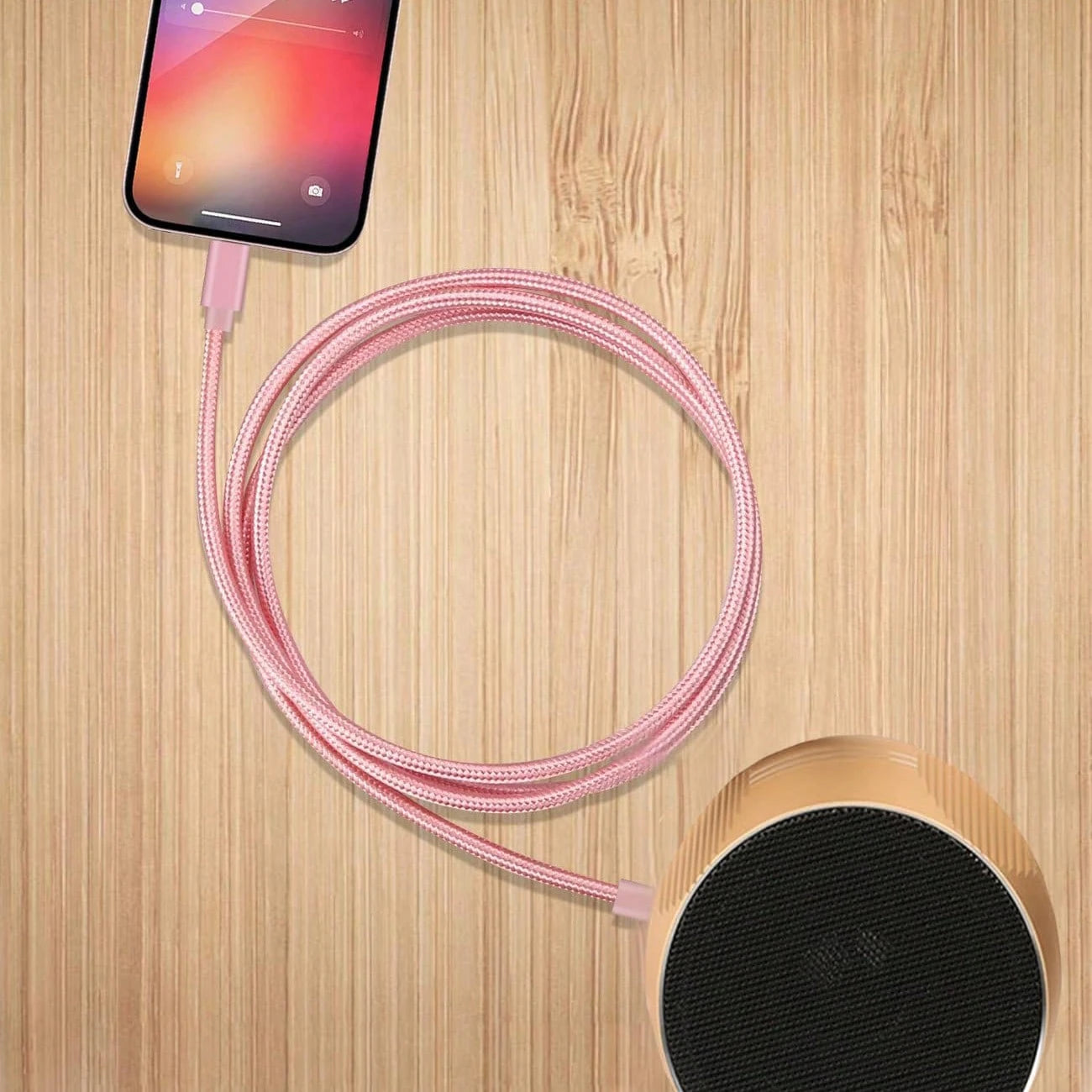 3.3ft/100cm AUX Audio Cable, USB-C To 3.5mm Nylon Braided Aux Cord Compatible With IPhone 16/15 Pro Max Plus