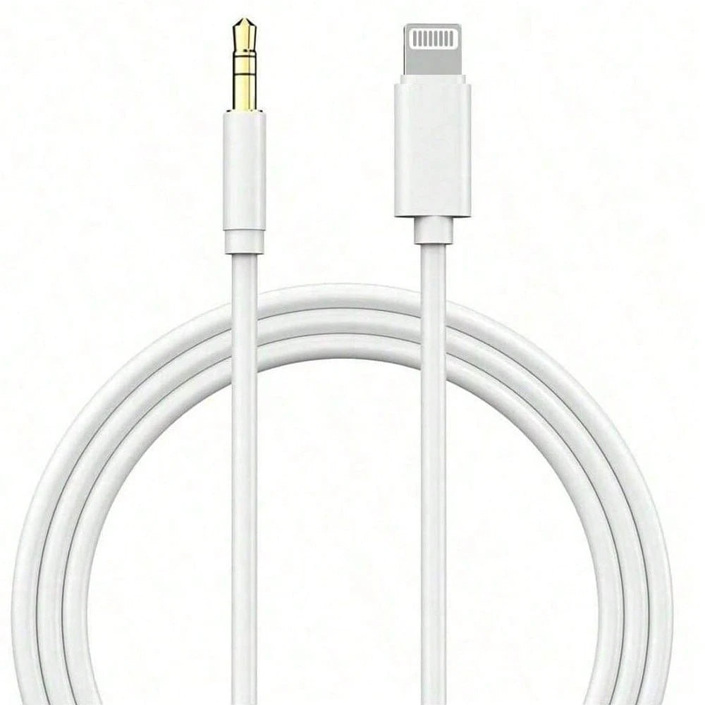 3.5mm Auxiliary Audio Jack Adapter Compatible With IPhone, Suitable For Car, Home Stereo/Speaker/Headphone, Compatible With IPhone 14/13/12/11/XS/XR/8/7/6 Series