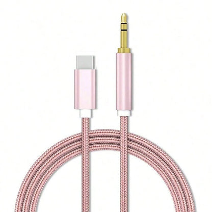 3.5mm Stereo Aux Cable, Suitable For Car/Home Stereo, Speakers, Headphones, Compatible With IPhone 15 Pro Max/15 Pro/15 Plus/15, S25/S24/S23/S22/S21/S20 Ultra Plus Series Car Audio Connection Cable