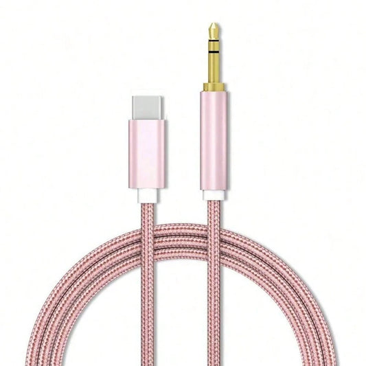3.5mm Stereo Aux Cable, Suitable For Car/Home Stereo, Speakers, Headphones, Compatible With IPhone 15 Pro Max/15 Pro/15 Plus/15, S25/S24/S23/S22/S21/S20 Ultra Plus Series Car Audio Connection Cable