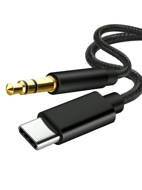 3.5mm Stereo Aux Cable, Suitable For Car/Home Stereo, Speakers, Headphones, Compatible With IPhone 15 Pro Max/15 Pro/15 Plus/15, S25/S24/S23/S22/S21/S20 Ultra Plus Series Car Audio Connection Cable