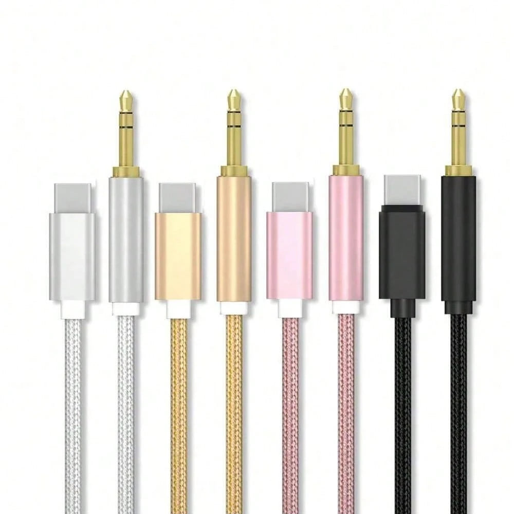 3.5mm Stereo Aux Cable, Suitable For Car/Home Stereo, Speakers, Headphones, Compatible With IPhone 15 Pro Max/15 Pro/15 Plus/15, S25/S24/S23/S22/S21/S20 Ultra Plus Series Car Audio Connection Cable