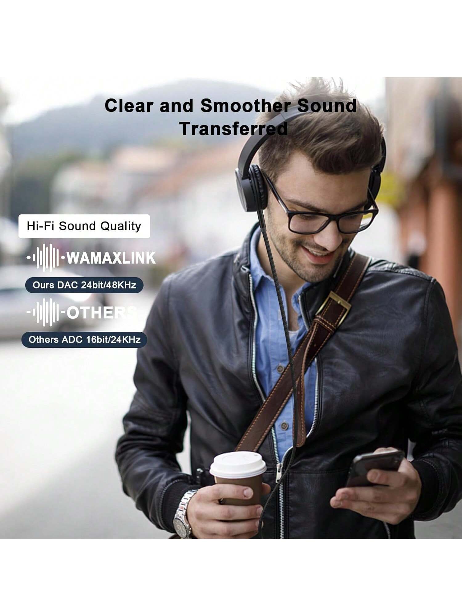 3.5mm Stereo Aux Cable, Suitable For Car/Home Stereo, Speakers, Headphones, Compatible With IPhone 15 Pro Max/15 Pro/15 Plus/15, S25/S24/S23/S22/S21/S20 Ultra Plus Series Car Audio Connection Cable
