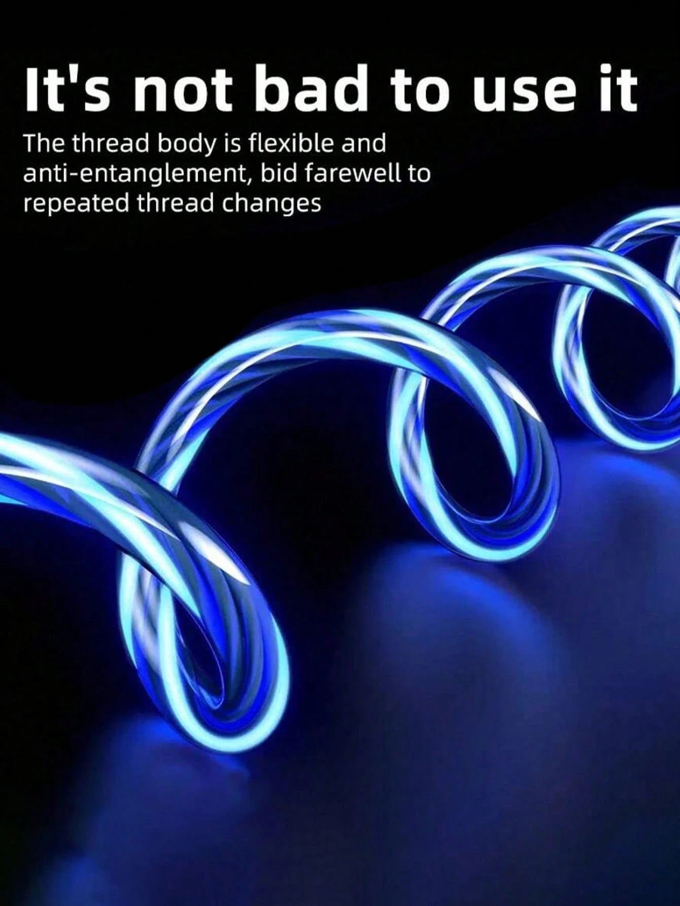 3-In-1 LED Flowing Light USB Fast Charging Cable, PVC Material, Compatible With Apple 14/13/12/11 Pro Max/XR/XS/X///Honor Phones [MFi Certified]
