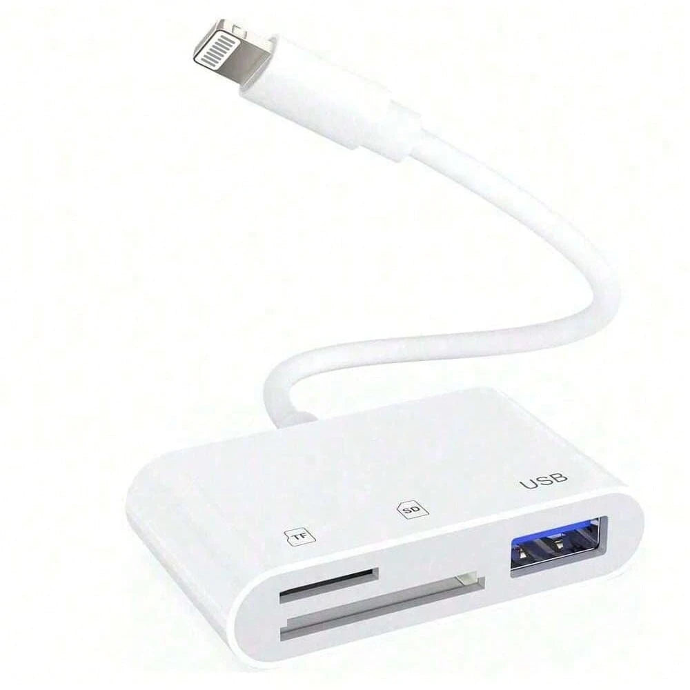 3-In-1 USB C Card Reader, OTG 3.0 SD/TF/USB Flash Drive Adapter, Compatible With Type-C Laptops/Phones Compatible With IPhone 17 Pro Max/17 Pro/17/Air/16/15, S25/S24/S23/S22/S21/S20, And More