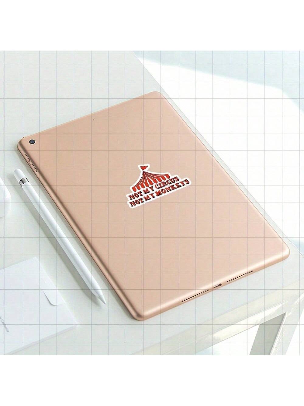 3-Inch "Not My Circus Not My Monkeys Sticker- Funny And Relatable Vinyl Sticker For Laptops, Notebooks, Water Bottles, Office Spaces, Humor Zones, And Personal Areas| Great For Humor Fans, Sarcasm E