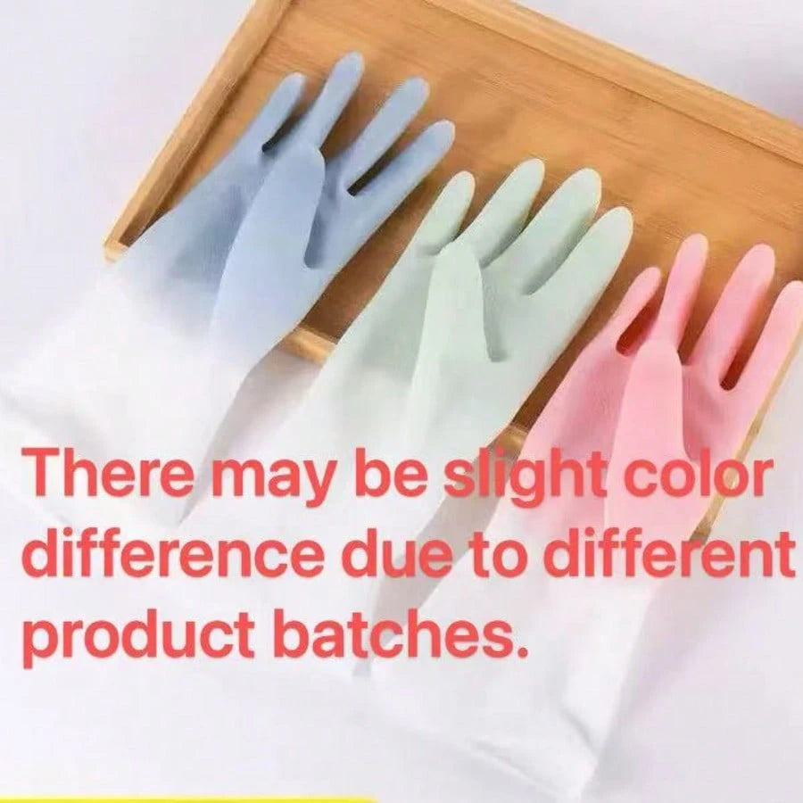 3 Pairs High Quality Waterproof Household Cleaning Gloves- Non-Slip, Multi-Purpose- Suitable For Kitchen, Dishwashing, Laundry And Housework, Kitchen, Bathroom, Home, Household Items