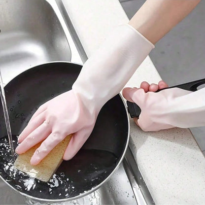 3 Pairs High Quality Waterproof Household Cleaning Gloves- Non-Slip, Multi-Purpose- Suitable For Kitchen, Dishwashing, Laundry And Housework, Kitchen, Bathroom, Home, Household Items