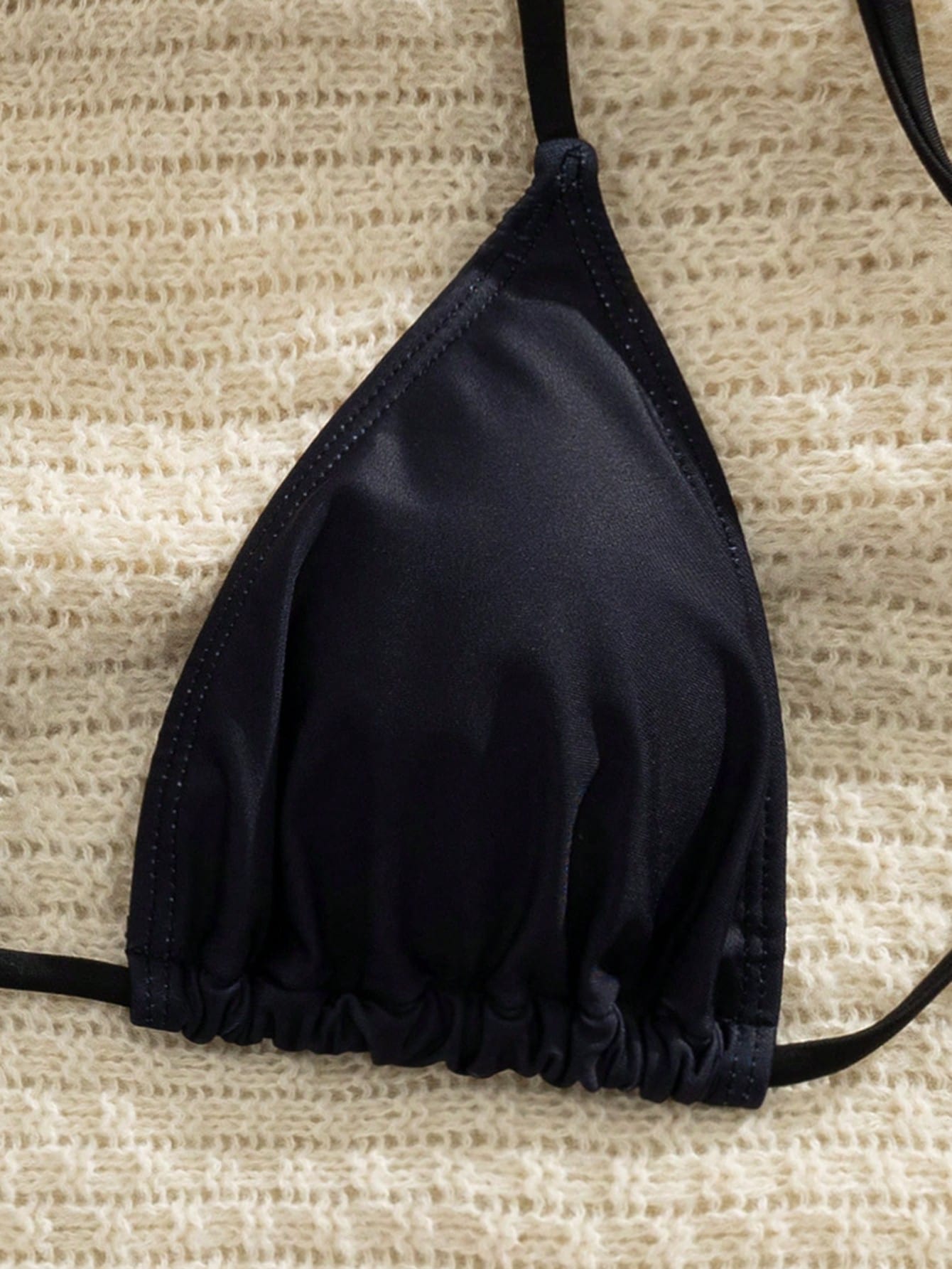 3-Piece Sexy Casual Halter Top, Paired With Hibiscus Floral Pattern Mesh Semi-Sheer Cover-Up, Side Tie Bikini Bottom, Medium Stretch Fabric, Holiday Outfit Bikini Set, Suitable For Vacation Beach And