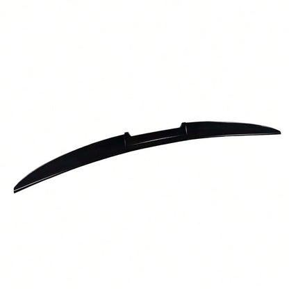 3-Piece Universal Car Rear Trunk Spoiler Wing Kit, DIY PU Soft Plastic Rubber Lip Wing, For Auto Body Styling & Stability