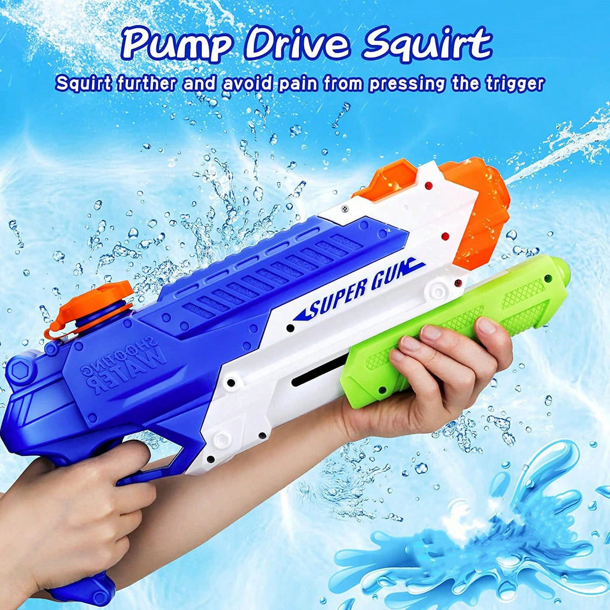 3+ Years Old Unisex Summer Water Gun Toy, Outdoor Swimming Pool Water Sprayer