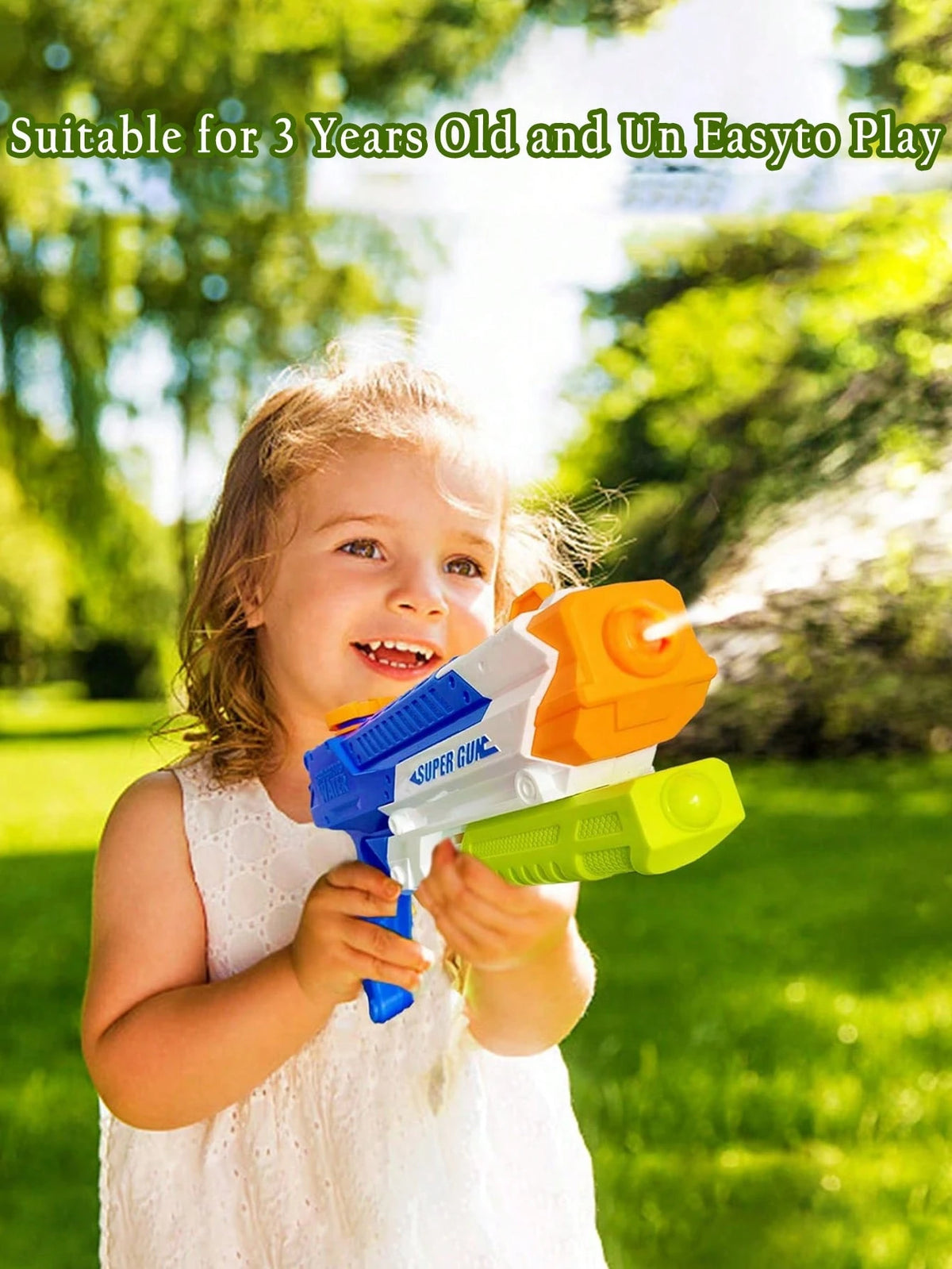 3+ Years Old Unisex Summer Water Gun Toy, Outdoor Swimming Pool Water Sprayer