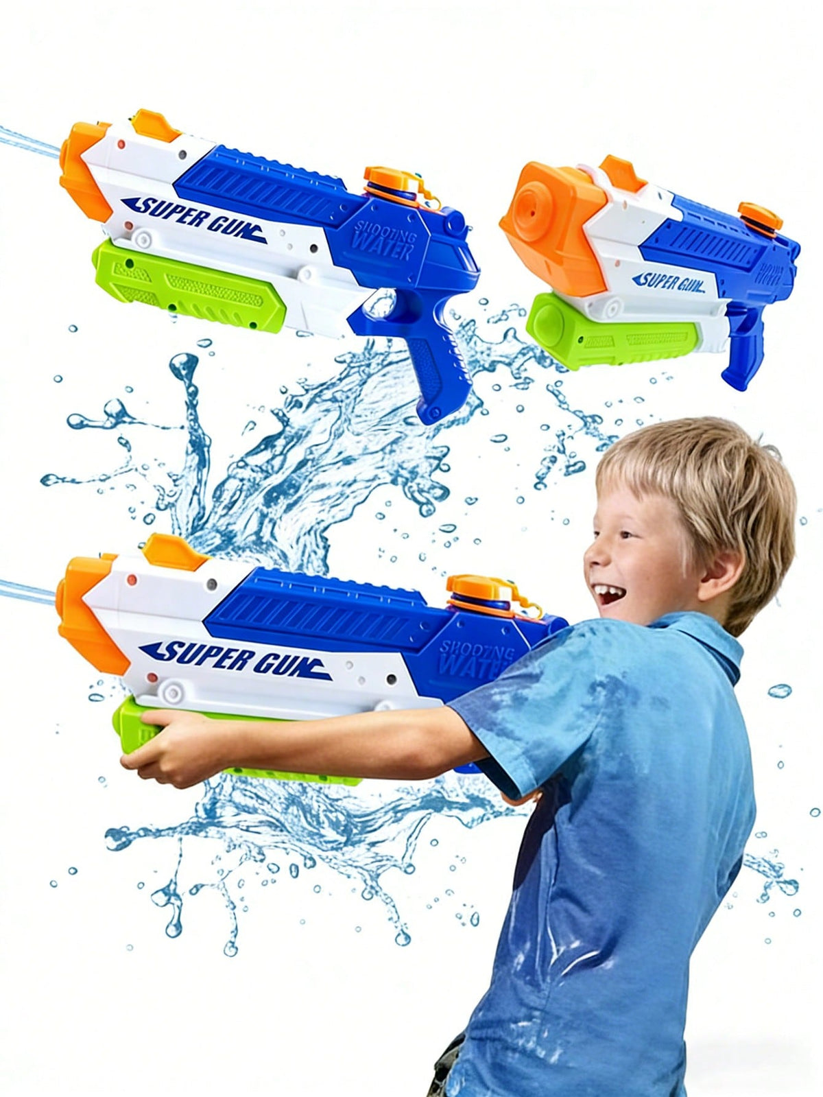 3+ Years Old Unisex Summer Water Gun Toy, Outdoor Swimming Pool Water Sprayer