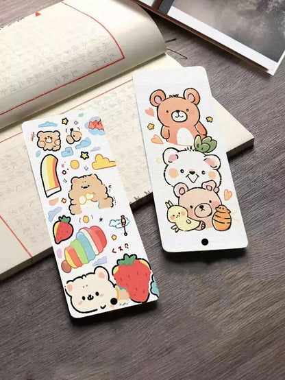 30pcs Blank Watercolor Bookmarks, 300gsm Thick Paper, DIY Art Supplies For Coloring, Acrylic Painting, Watercolor, Crafts And Bookmarks