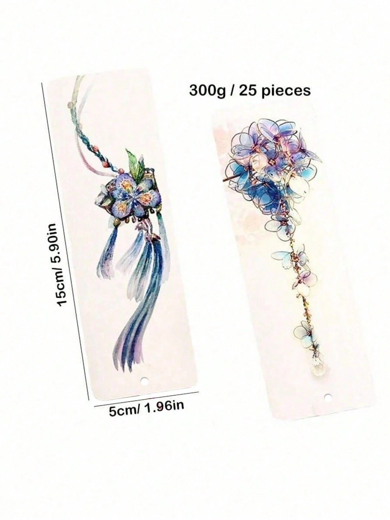 30pcs Blank Watercolor Bookmarks, 300gsm Thick Paper, DIY Art Supplies For Coloring, Acrylic Painting, Watercolor, Crafts And Bookmarks