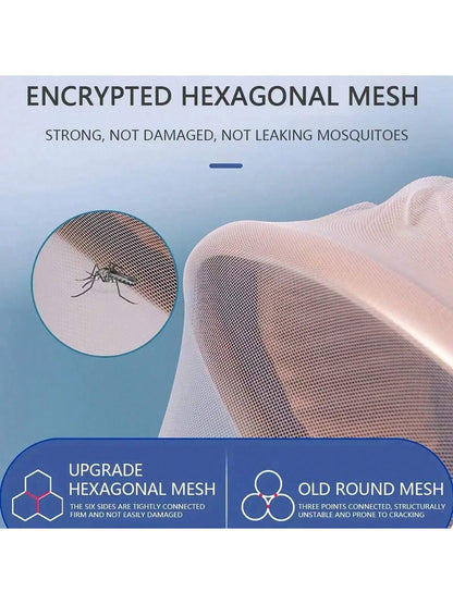 360° Full-Coverage Mosquito Net For Baby Stroller; Universal Thick Insect-Proof Sunshade Stroller Mosquito Net; Portable Anti-Bug Shade Large Mosquito Protection Net Cover