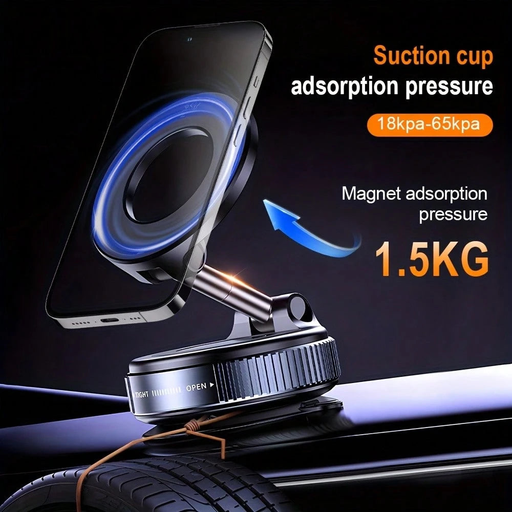 360° Rotating Magnetic Phone Holder, Foldable And Retractable, ABS Material, Not Waterproof, Suitable For Car/Shower/Travel/Gym/Smooth Mirror