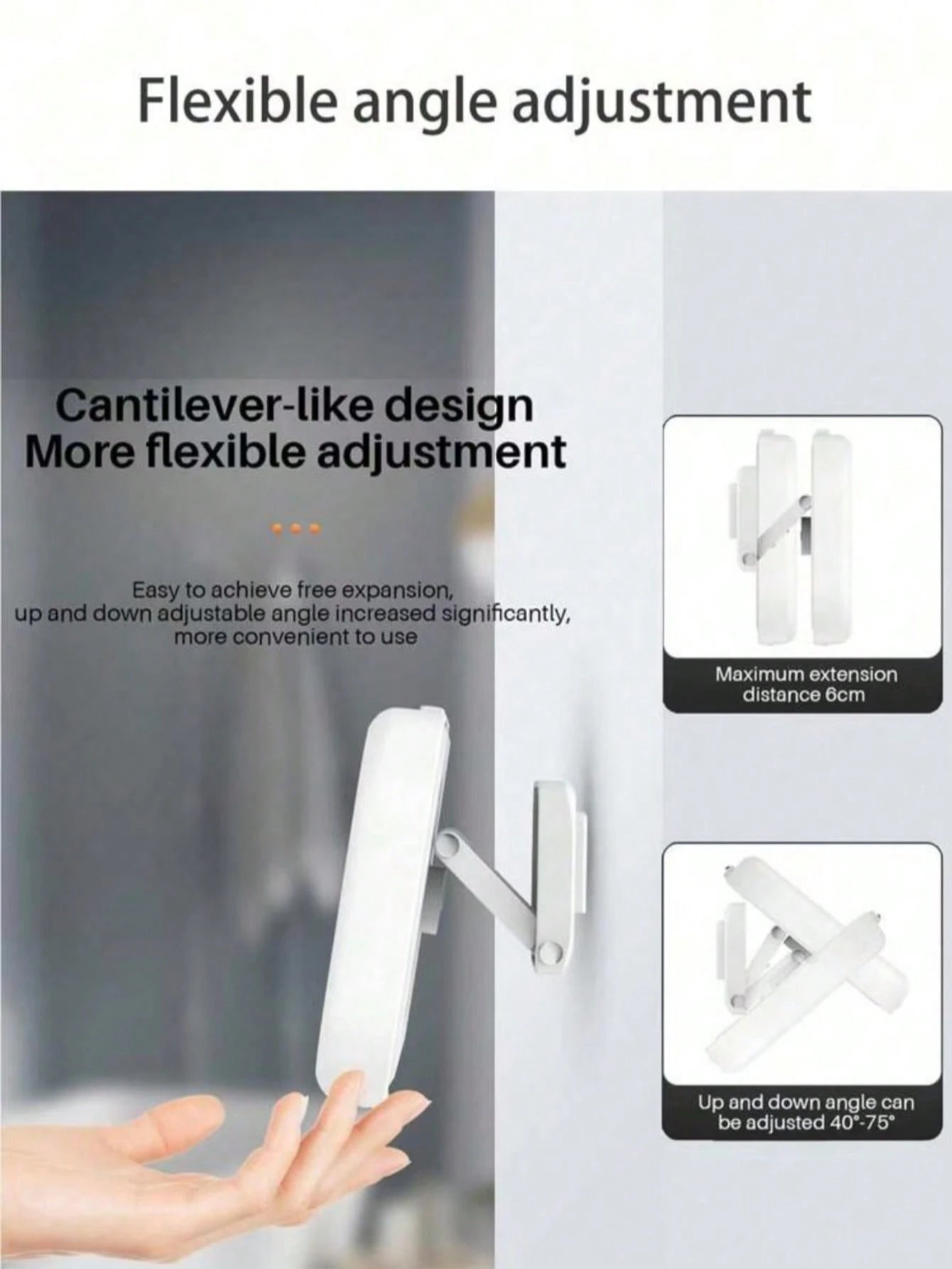 360° Rotation Waterproof Shower Phone Holder, Retractable, Angle Adjustable,Shower Phone Case, Anti-Fog High Sensitivity Cover Mount Box For Bathroom Wall Mirror Bathtub Kitchen, Waterproof Bathroom T