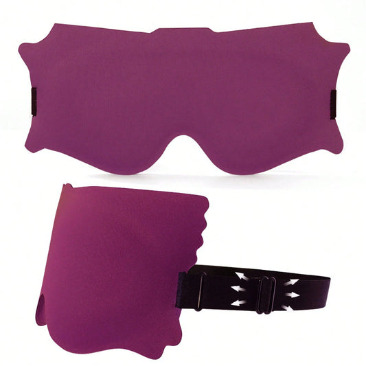 3D Deep Concave Eye Mask Hollow Nose Wing Light Blocking Sleep Mask Breathable Polyester Sleeping Aid