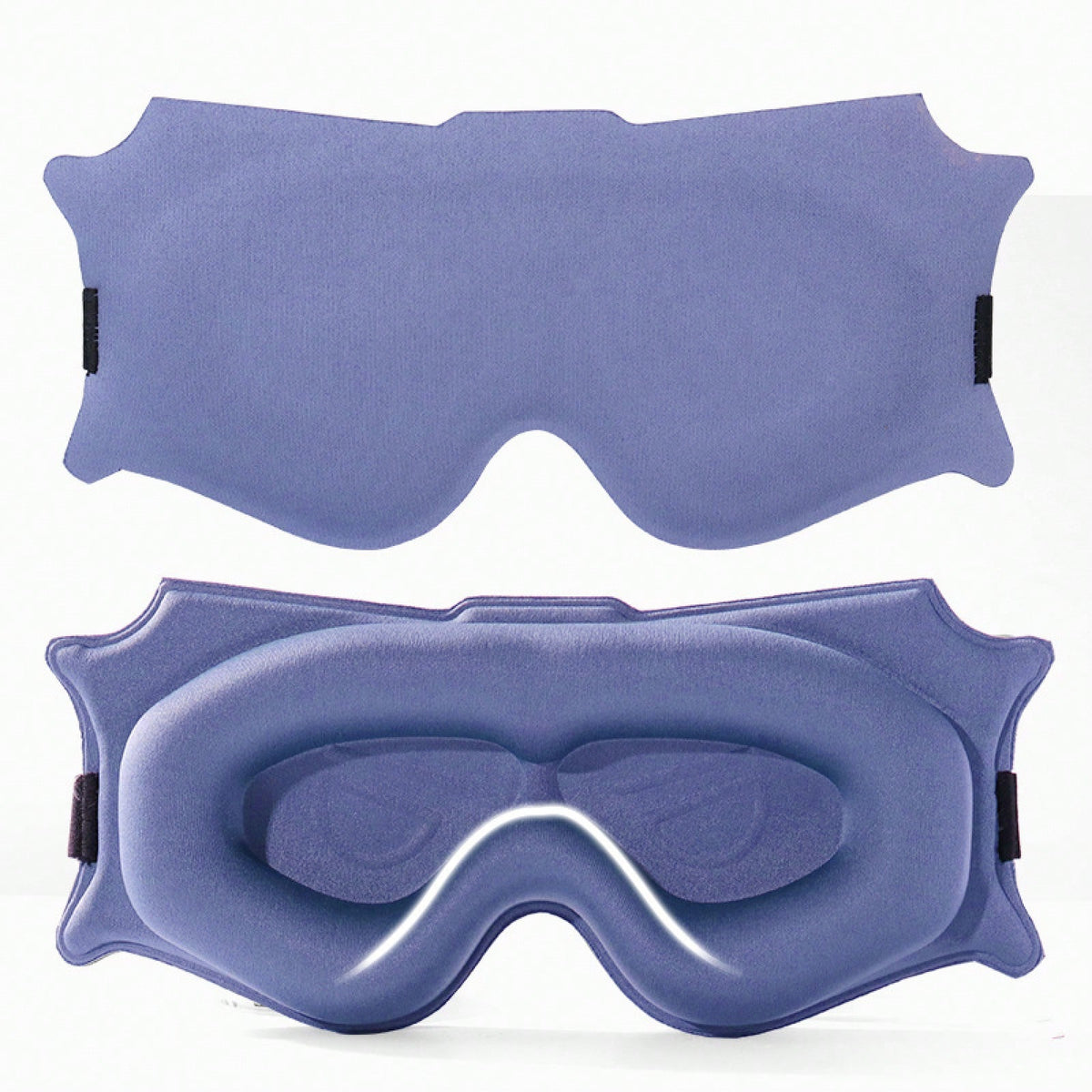 3D Deep Concave Eye Mask Hollow Nose Wing Light Blocking Sleep Mask Breathable Polyester Sleeping Aid