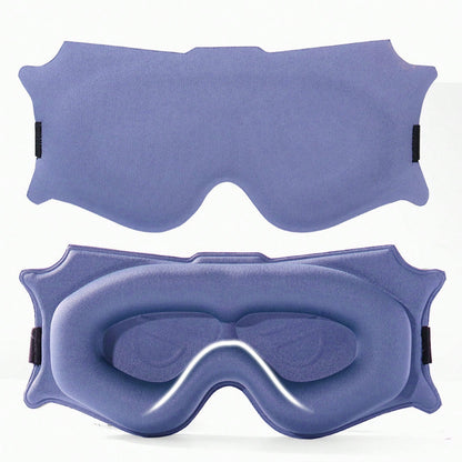 3D Deep Concave Eye Mask Hollow Nose Wing Light Blocking Sleep Mask Breathable Polyester Sleeping Aid