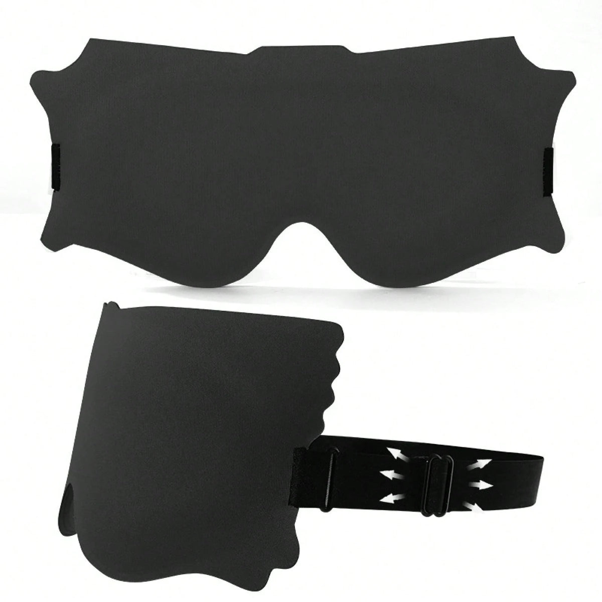 3D Deep Concave Eye Mask Hollow Nose Wing Light Blocking Sleep Mask Breathable Polyester Sleeping Aid