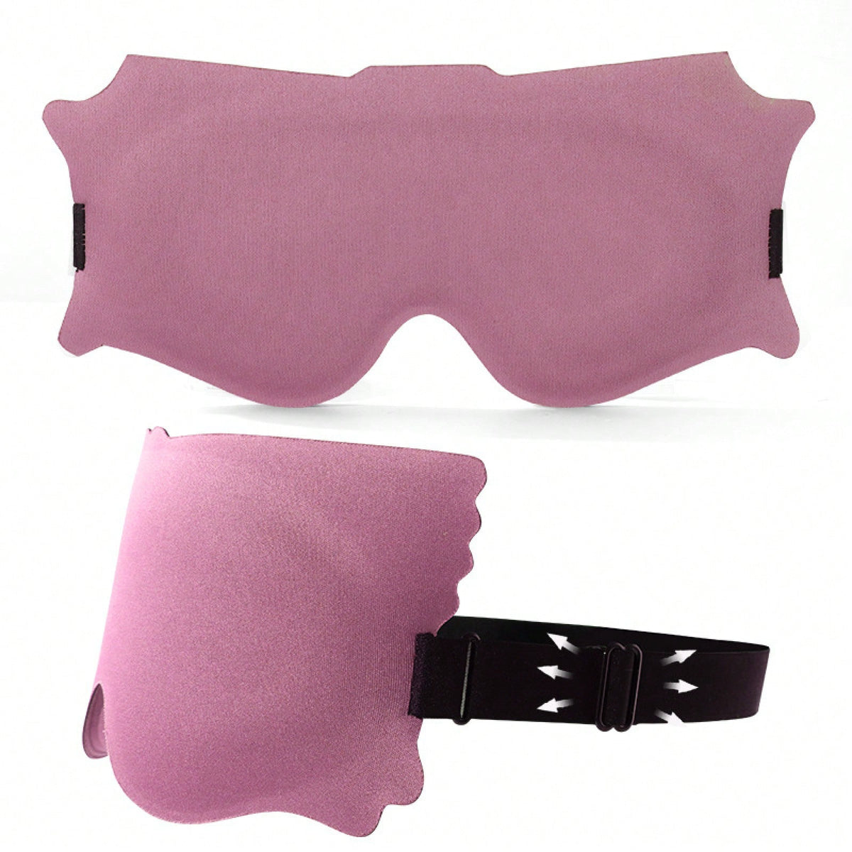 3D Deep Concave Eye Mask Hollow Nose Wing Light Blocking Sleep Mask Breathable Polyester Sleeping Aid