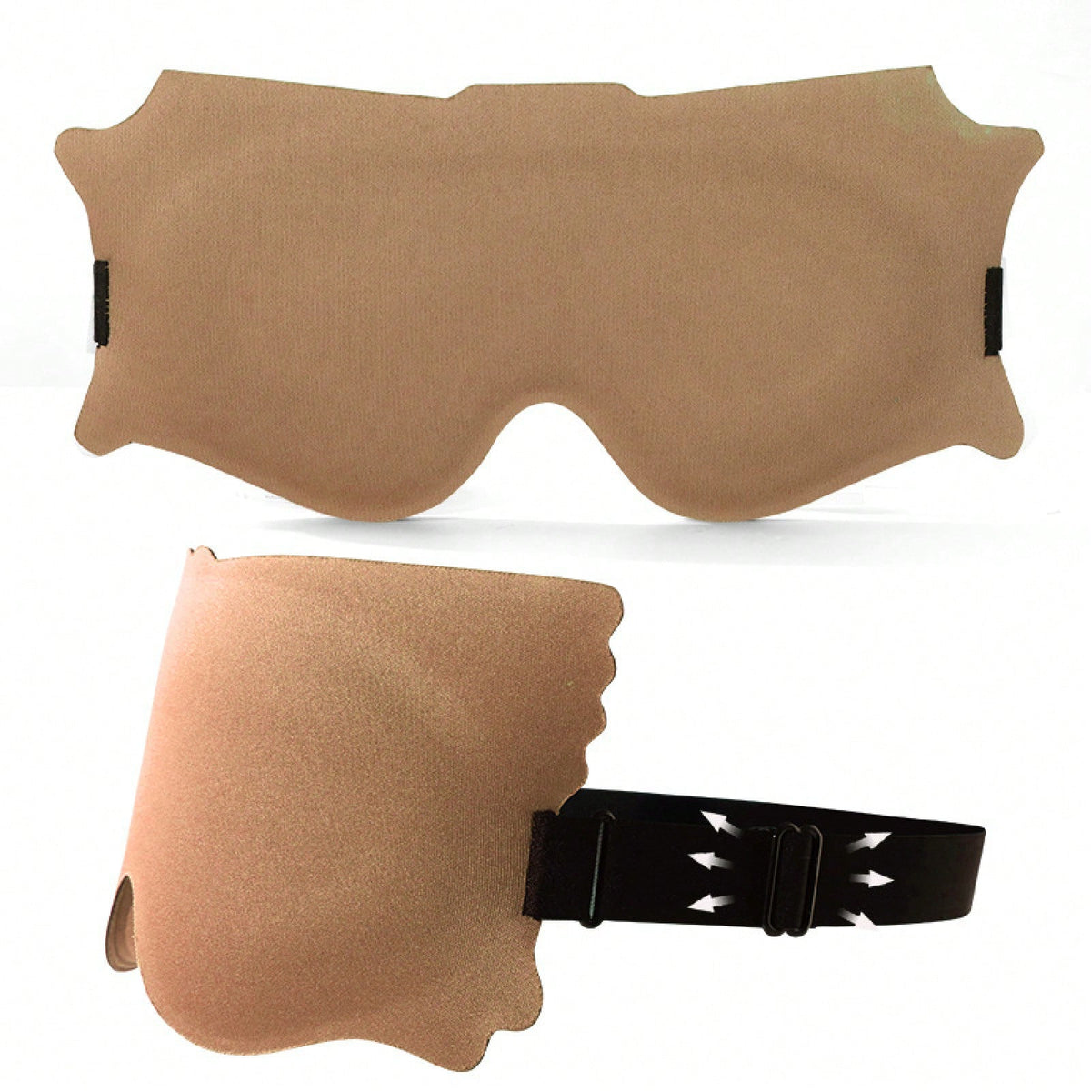 3D Deep Concave Eye Mask Hollow Nose Wing Light Blocking Sleep Mask Breathable Polyester Sleeping Aid