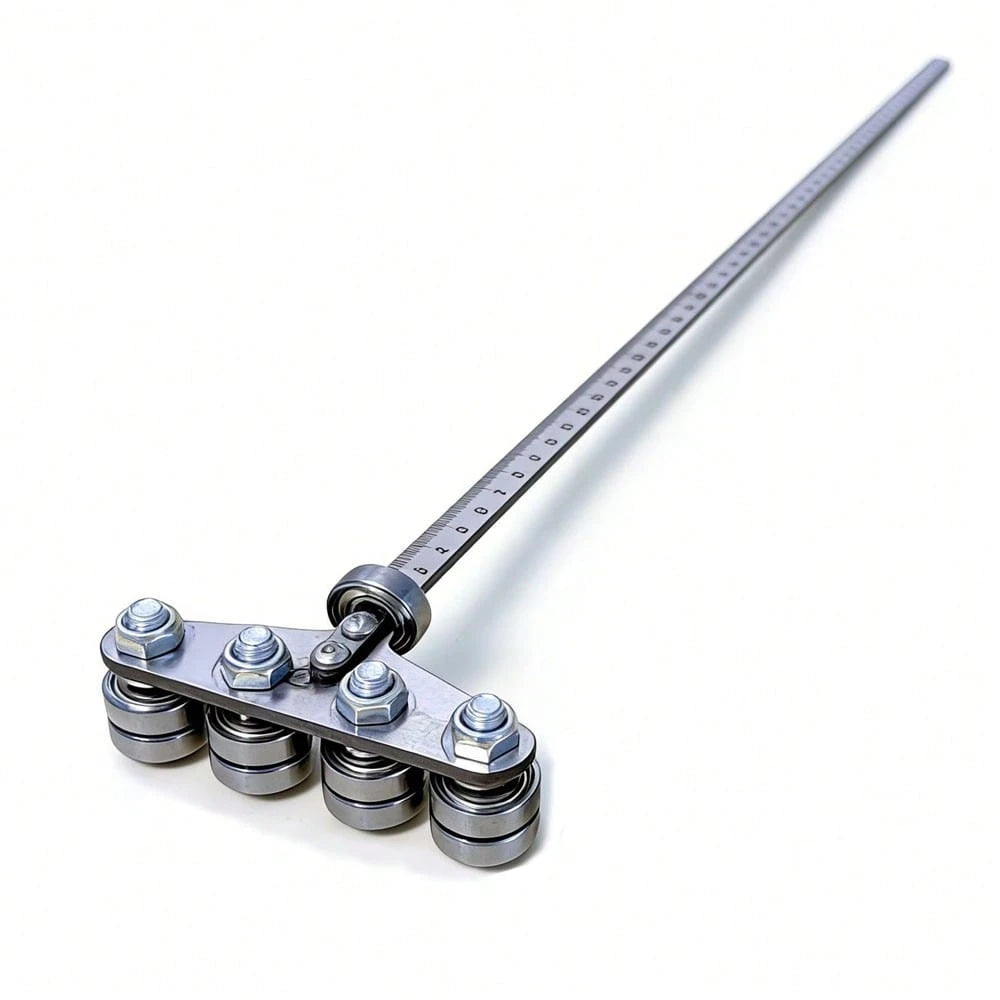 3mm Heavy-Duty Stainless Steel Straight Edge Positioning Jig, Woodworking Cutting Guide Tool For Accurate Measuring & Straight Cuts, Precision Guide For Wood, Metal, Polystyrene, DIY Carpentry & Const