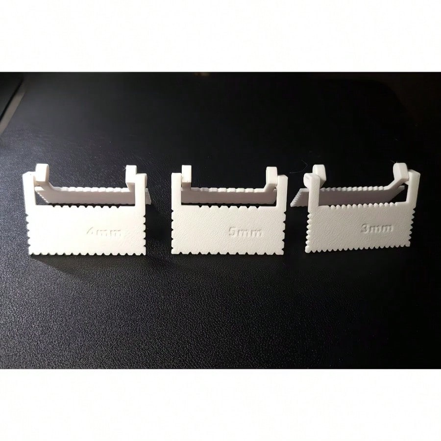 3Pcs Hinge Sewing Clips Set, 3/4/5mm 3D Printed Sewing Tools, DIY Hand Stitching Fixed Clamps For Beginners, Perfect Gift For Mom Friends Sewing Lovers