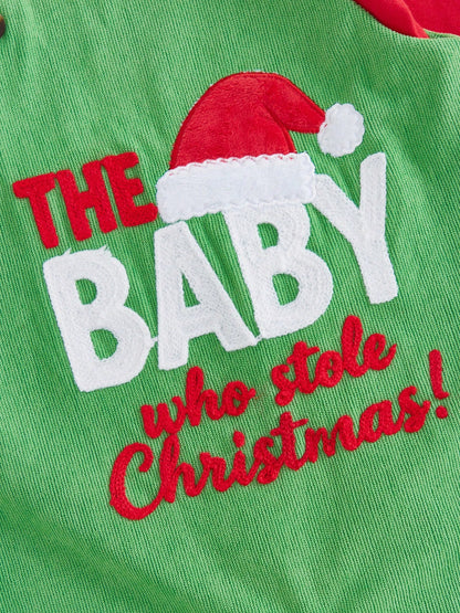 3Pcs Newborn Baby Boy Overalls Set Long Sleeve Romper Tops + Suspender Pants + Hat 3M 6M 9M 12M 18M Infant Fall Christmas Clothes
