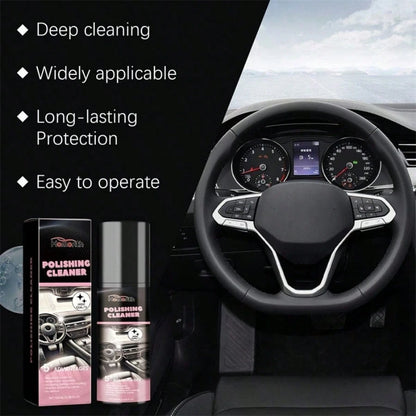 3PCS Polishing Cleaner Car Interior, 100ml Multi-Purpose Cleaner Car Interior Cleaner Vehicle Interior Polish Interior Detailer Spray, All Purpose Vehicle Detailing Spray For Interior