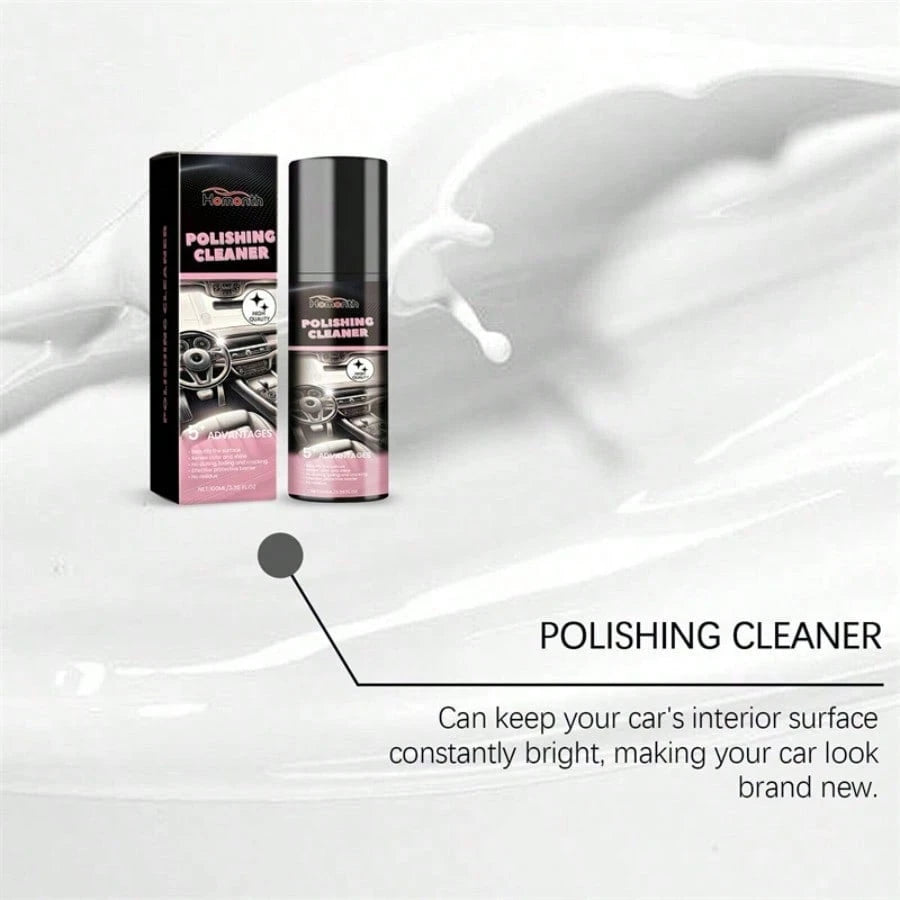 3PCS Polishing Cleaner Car Interior, 100ml Multi-Purpose Cleaner Car Interior Cleaner Vehicle Interior Polish Interior Detailer Spray, All Purpose Vehicle Detailing Spray For Interior