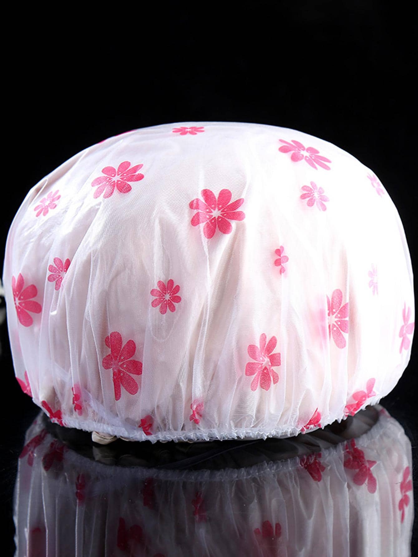 3pcs Polka Dot Pattern Shower Cap, Colorful Multifunction Bath Cap For Household Home Bathroom Decor Fall Decor Back To School