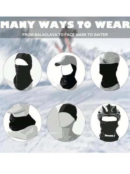 3pcs/Set Face Mask Balaclava, Lightweight Breathable Sun Protection Ski Mask, Unisex, Suitable For Football, Cycling, Summer
