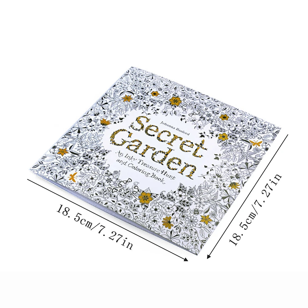 4-Pack Adult Coloring Books Set- Stress Relief Art Therapy Books For Teens & Adults, Includes, Secret Garden, Animal Kingdom, Magic Forest- Creative Illustration Sketch Books